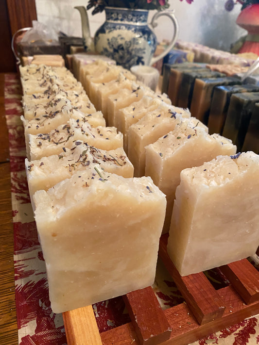 “Supernatural” vegan lavender soap
