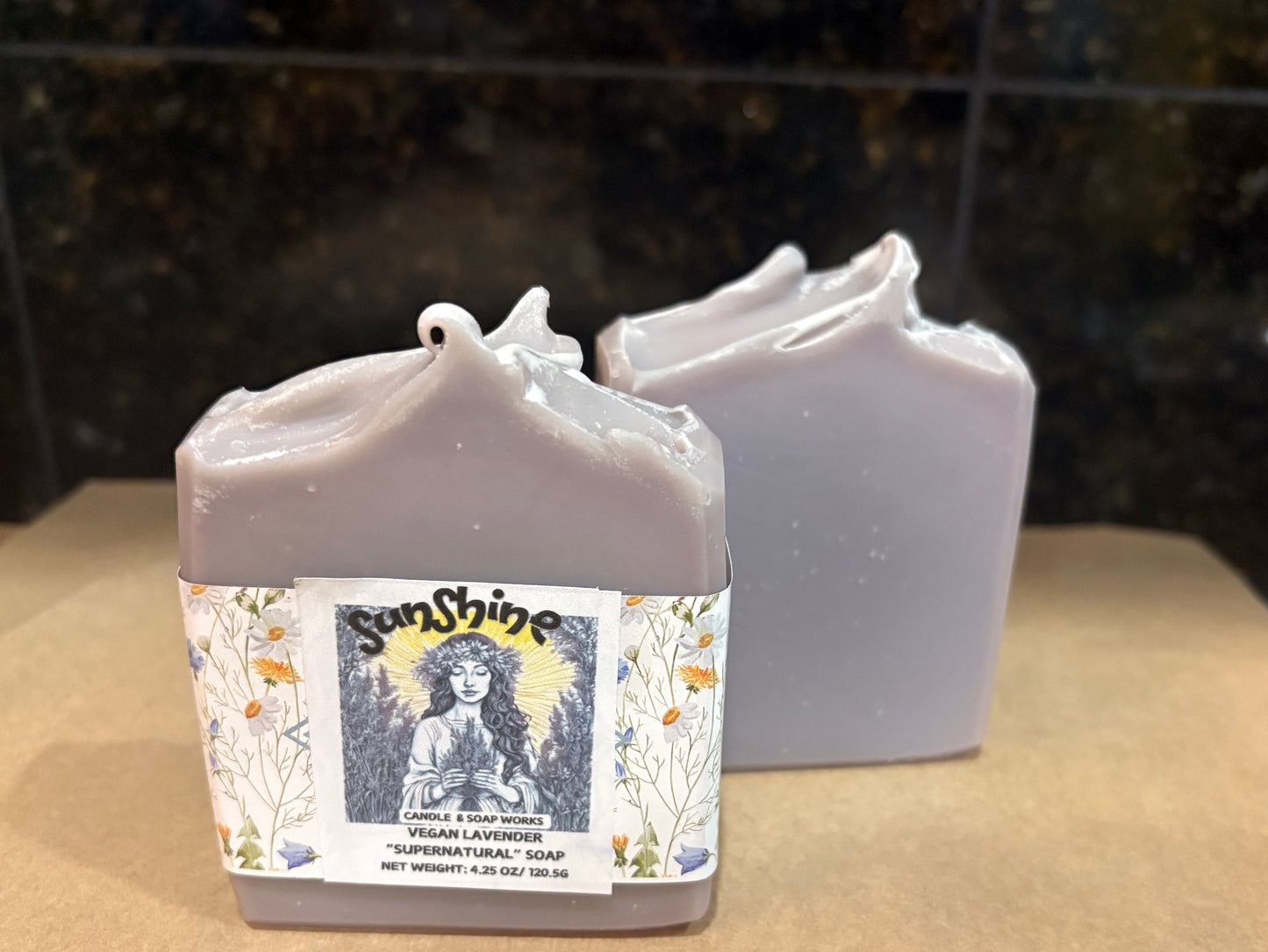 “Supernatural” vegan lavender soap