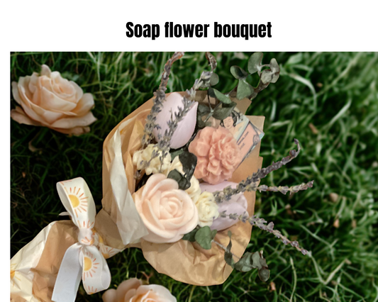 Soap flower bouquet