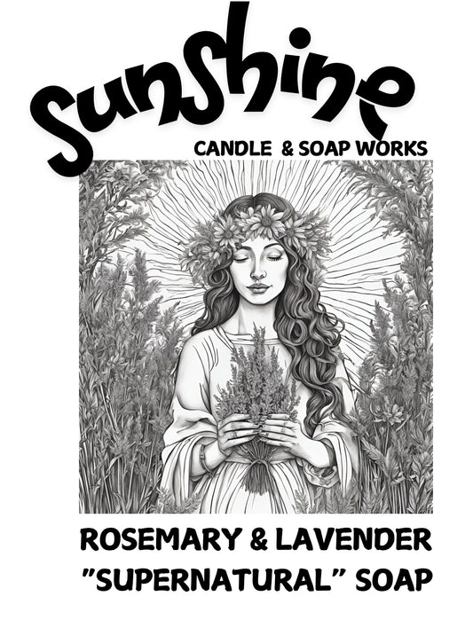 “Supernatural “ rosemary & lavender soap #2