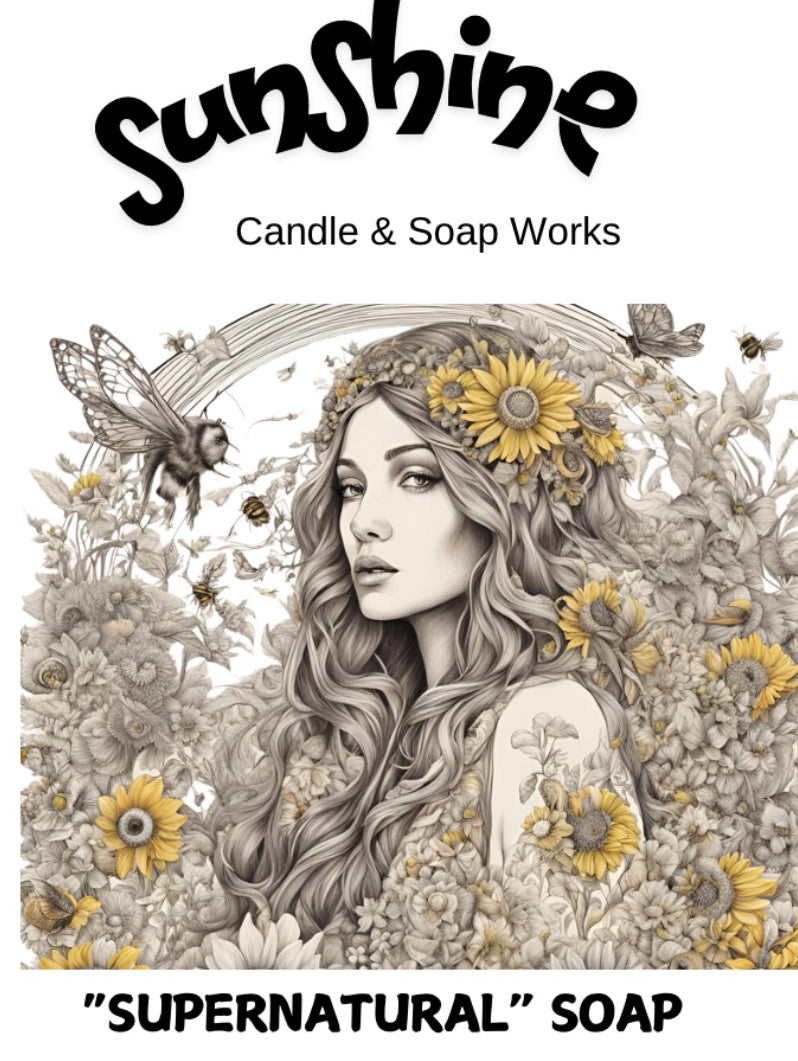 “Supernatural” vegan lavender soap