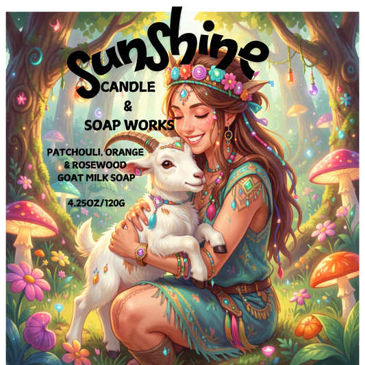 Goat milk with rosewood, citrus  & patchouli